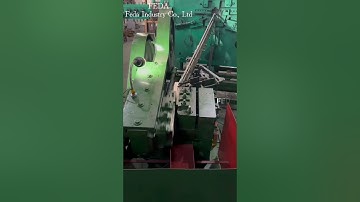 FD-206H Auto thread rolling machine for eyebolts, can be used with bending machine.#machine #cnc