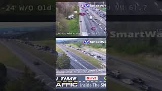 Truck crash Nashville Live TN Traffic #nashville #tdot #tennessee
