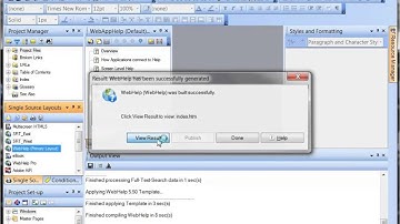 Robo Help HTML 10: Content Categories Drop Down Menu Collapses Immediately