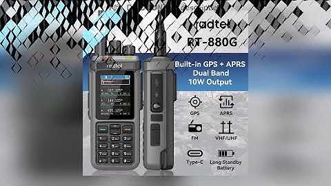 A must-have product! Radtel RT-880G 10w APRS+GPS Ham Radio with Cross Band Repeater Short Wave HF