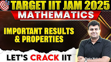 Important Results & Properties | Differential Calculus of One Variable | IIT JAM Mathematics 2025