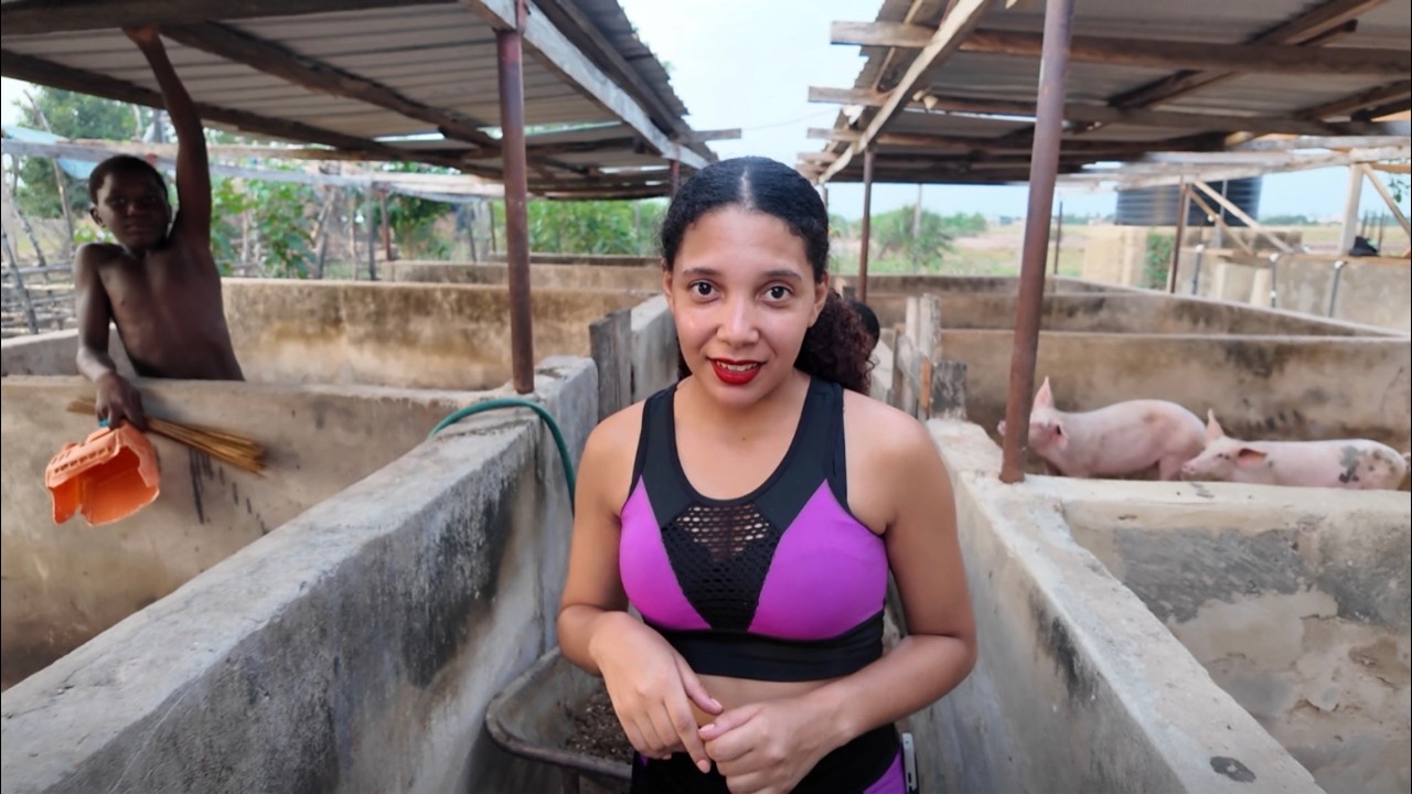 Minha Esposa Brasileira Enfrentou a Vida da Fazenda na África 😅 Gana 🇬🇭