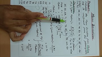 Mean Deviation (from Median)-Measures of dispersion- Statistics for Data Analytics - Simple Stat
