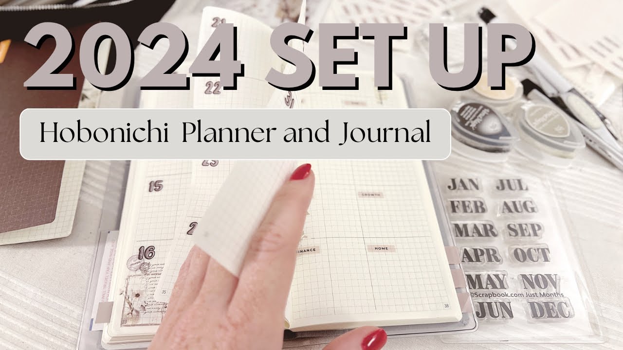 How I Setup My 2024 Journal (Hobonichi Techo)