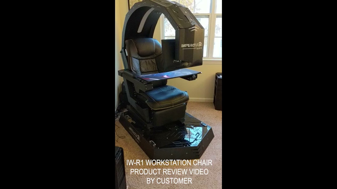 Imperatorworks - IMPERATORWORKS IW-R1 ZERO GRAVITY RECLINING WORKSTATION  GAME CHAIR