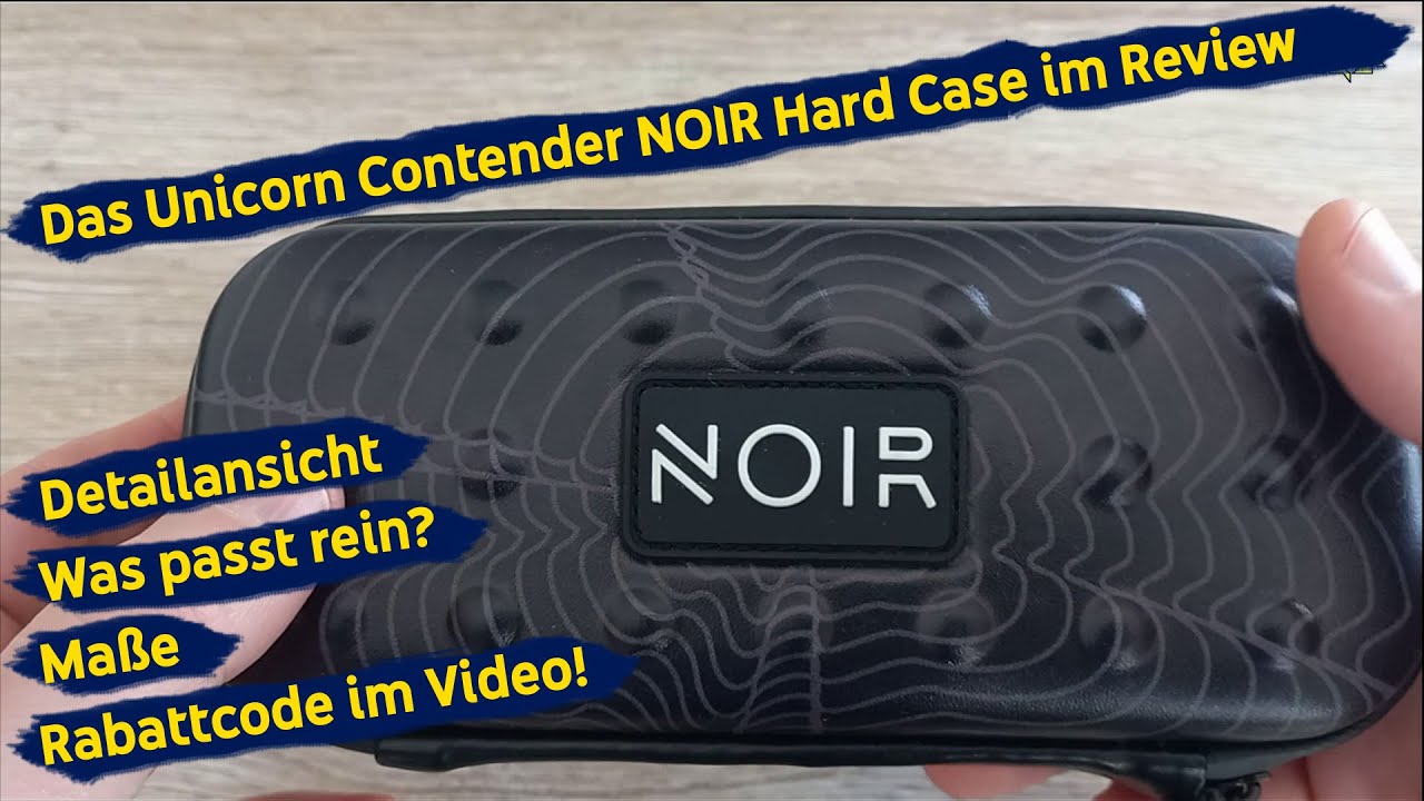 NOIR Darts auch im passenden Case transportieren - Das Unicorn Contender Noir Hard Case im Review