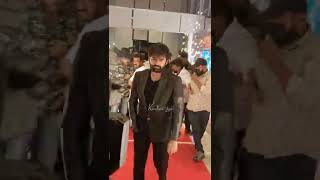 Ram pothineni , krithi , brahmaji fun at the warrior event