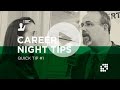 QUICK TIPS: Career Night #1 | NJCPA