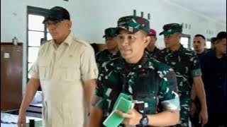 Menteri Pertahanan, Sjafrie Sjamsoeddin, melakukan kunjungan kerja ke Secata Rindam III/Siliwangi