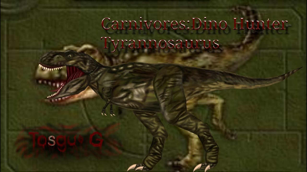 [DC2/Carnivores:Dino Hunter] Self-made model display- Tyrannosaurus ...