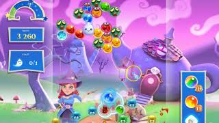 Bubble Witch 2 Saga Level 2516 with no booster & 2 bubbles left