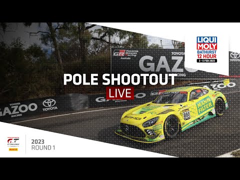 LIVE | Pole Shootout | 2023 Bathurst 12 Hour (IGTC)