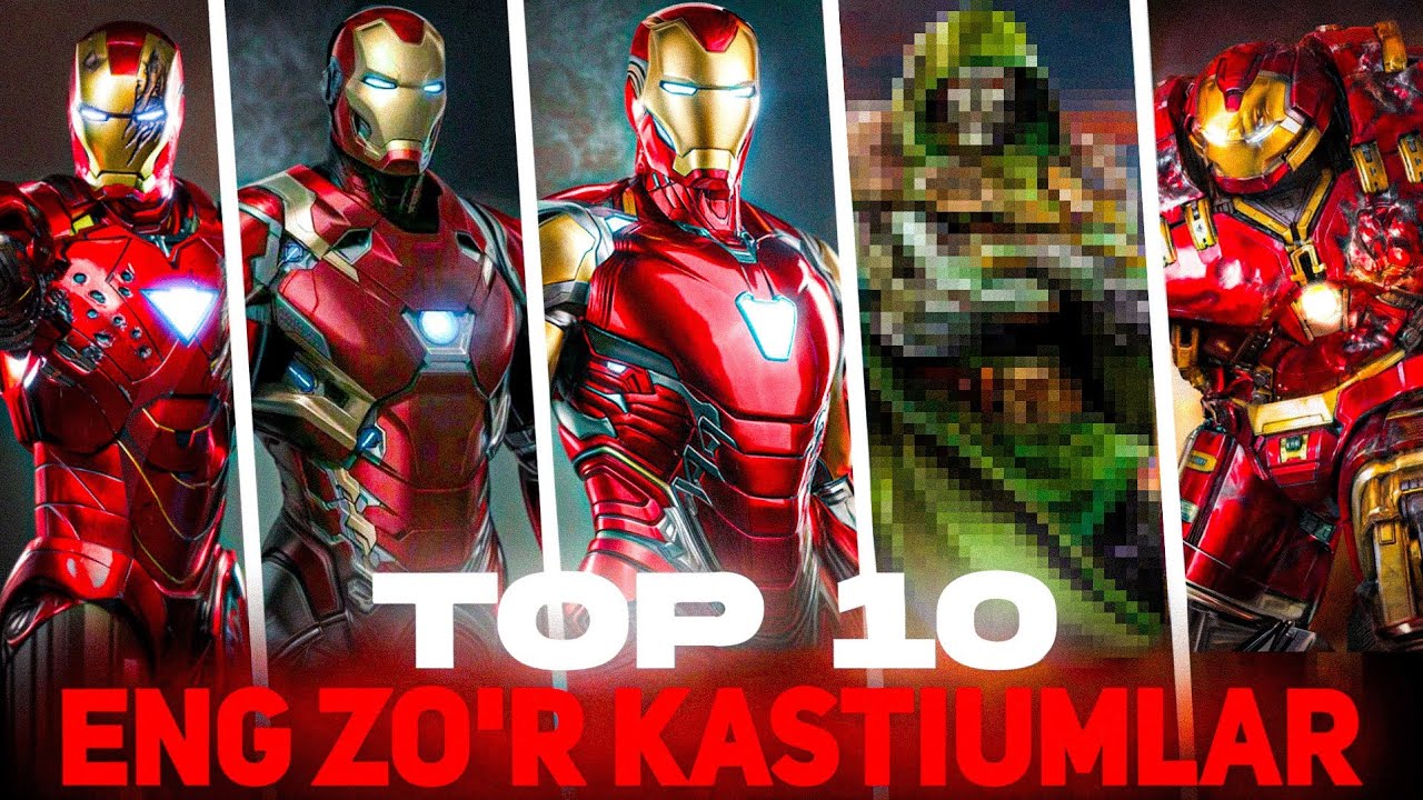 TEMIR ODAMNING ENG KUCHLI TOP 10 KOSTYUMLARI.