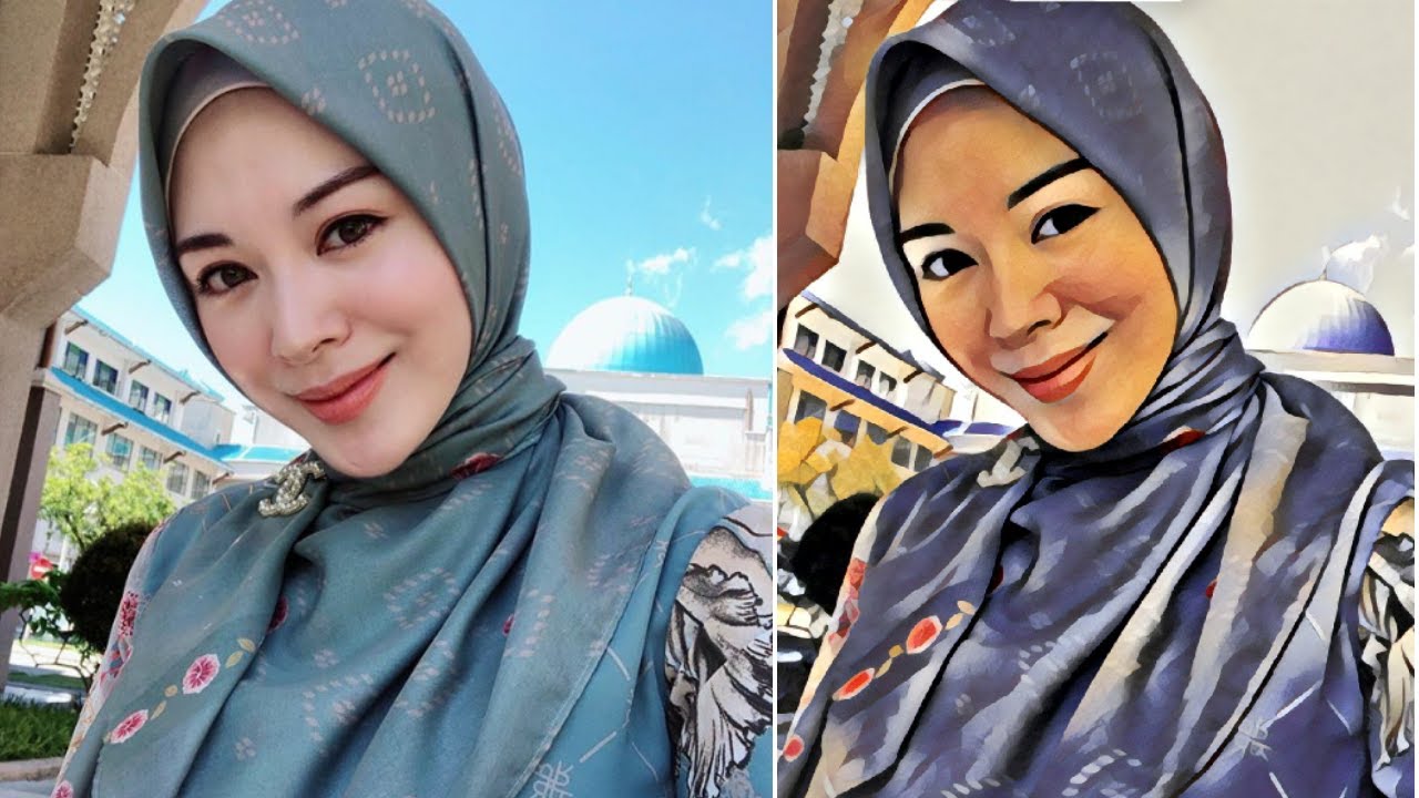 Cara Edit Foto Sendiri Menjadi Seperti Kartun - YouTube