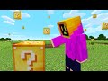 Minecraft But Lucky Blocks Are Raining From The Sky!