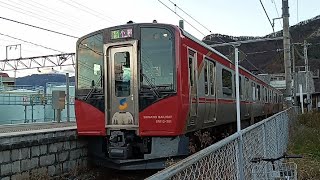 坂城駅　しなの鉄道SR1系S301編成　発車