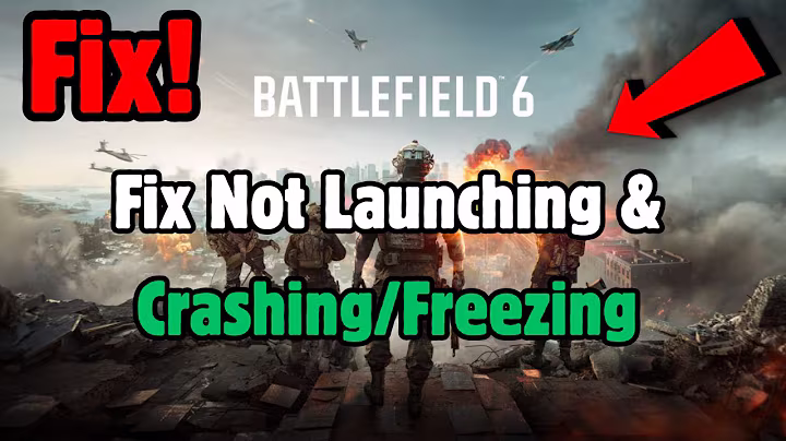 Fix Battlefield 6 Not Launching/Crashing/Freezing/Not Loading/Black Screen On PC