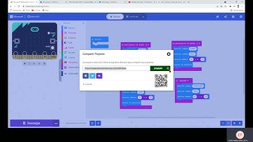 Como compartir mi proyecto de microbit