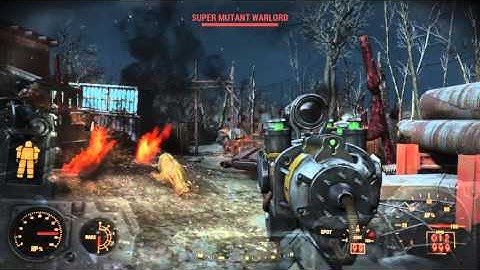 Fallout 4 20+ Robot Provisioners vs Super mutants Survival