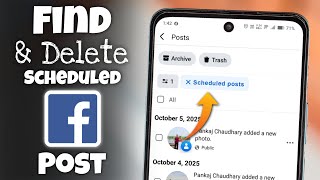 Details How to Find and Delete Scheduled Post on Facebook News