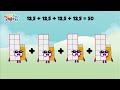 Numberblocks decimal addition four same number | Colorart_id #learntocount #mathforkids