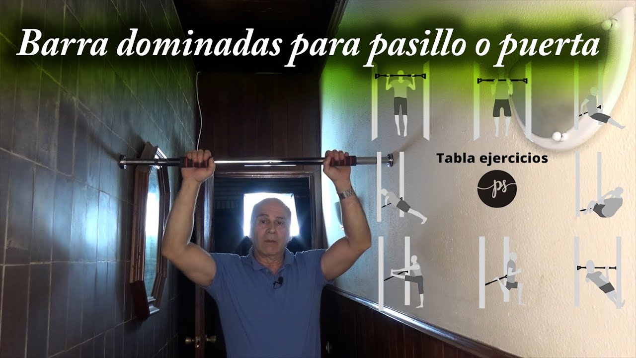 10 barras de dominadas extensibles para entrenar en casa