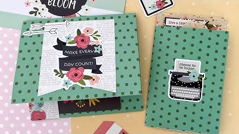One Sheet Wonder ~ 12x12 Paper | Flat Mail Set / Happy Mail Idea | Simple Beginner Project Idea