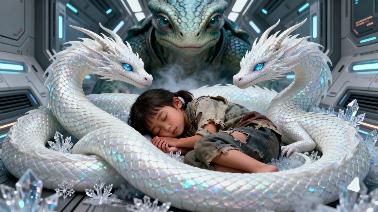 He Searched the Entire Empire for His Albino Hatchlings—Only to Find Them Asleep on a Human Girl’s