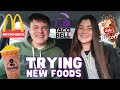 only eating foods we have *NEVER TRIED* for 24 hours!