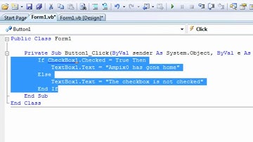 Visual Basic .Net - If Then Statements