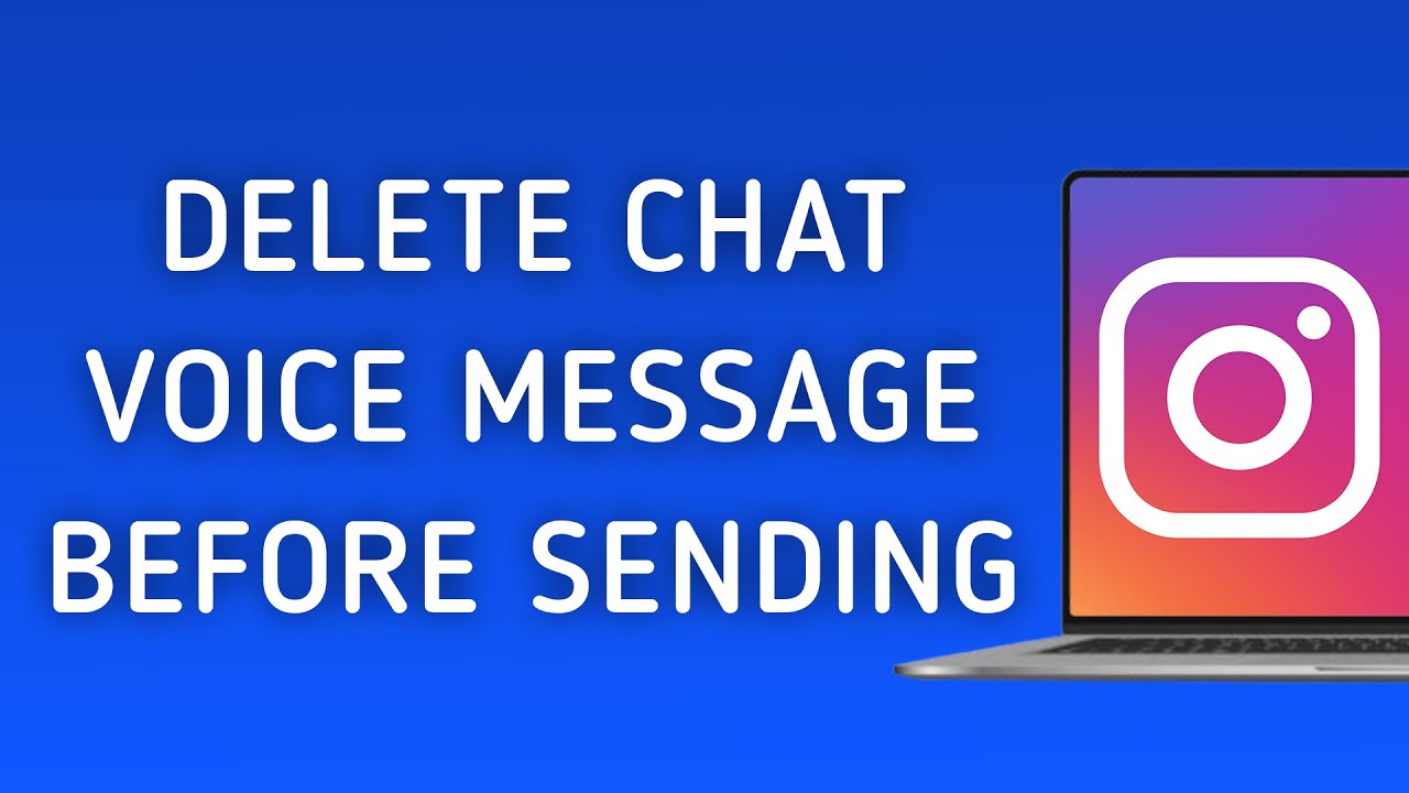 How To Delete Voice Message Before Sending On Instagram Chat On PC (New Update)