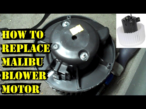 How to REPLACE a 2008-2012 Chevy Malibu A/C Heater Fan Blower Motor