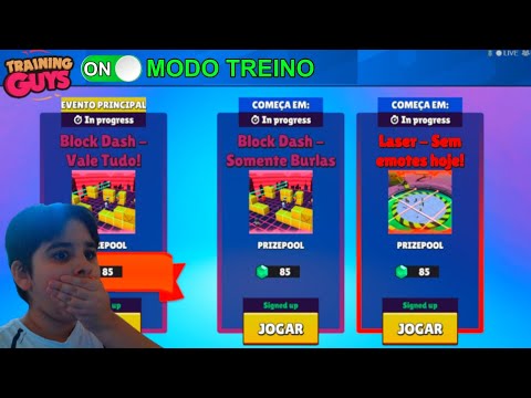 Block dash e laser infinito no stumble guys - Dluz Games