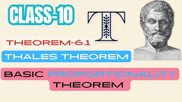 Class-10 Thales Theorem 6.1 | Basic Proportionality Theorem BPT | Easy Method #ncert #cbse #class10