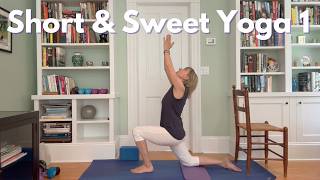 Short & Sweet Yoga #1 - 12 minutes for hip & glute strength - safe for osteoporosis