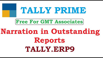 Narration in Outstanding Reports