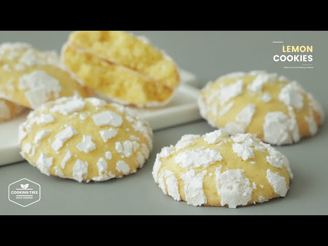 레몬 쿠키 만들기 : Soft Lemon Cookies Recipe | Cooking tree