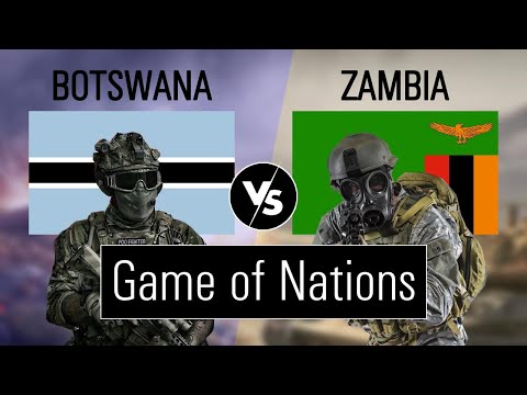 Botswana vs Zambia military power comparison