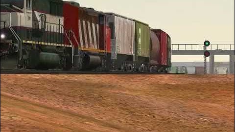 MSTS BNSF Empty Grain Train