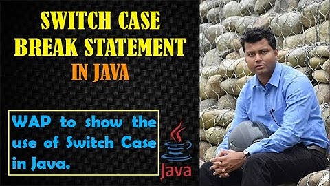 Switch Case Break Statement In Java || Switch Case in Hindi || Break Statement in Java in Hindi