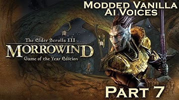 The Elder Scrolls III: Morrowind Playthrough Part 7 - Joining the Imperial Legion in Gnisis - 4K HDR