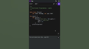 Functional Programming - apply