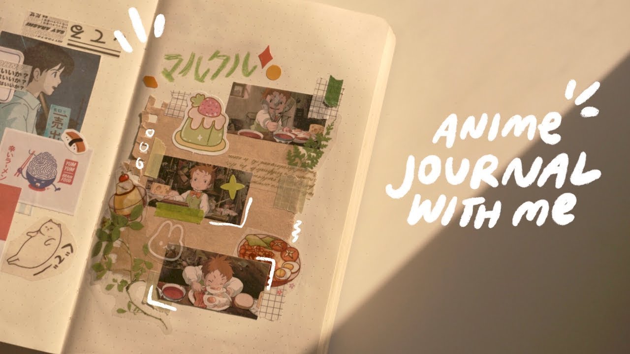 journal with me ☕️ ASMR scrapbook, collage (soft music)