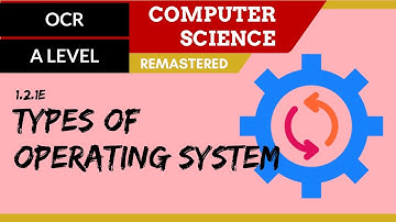 17. OCR A Level (H046-H446) SLR4 - 1.2 Types of operating system