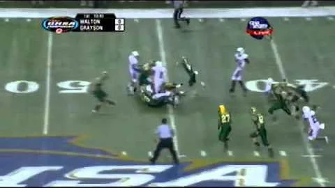 Grayson's Austin Medow's 47 Yard Punt with a Retur...