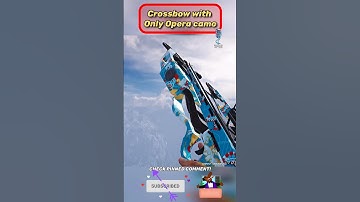 Crossbow with Only Opera camo 🎙️ #codm #shorts