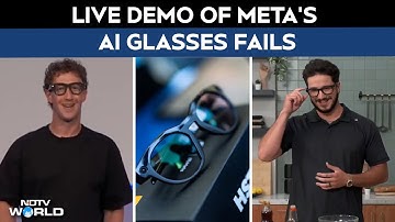 Meta AI Glasses | Zuckerberg’s Demo of Meta AI Glasses Fails on Stage - Video Surfaces