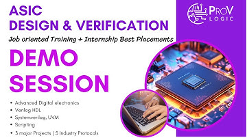 ASIC Design & Verification Training & Placements #vlsitraining #vlsiprojects