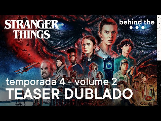 Stranger Things 4  POSTER NOVO DO VOL 2 DA QUARTA TEMPORADA
