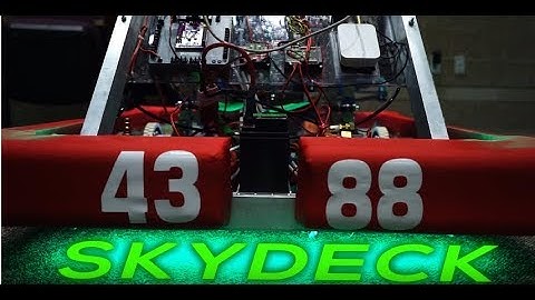 FRC 4388 Ridgebotics - 2018 FIRST Power Up Robot Reveal - SKYDECK